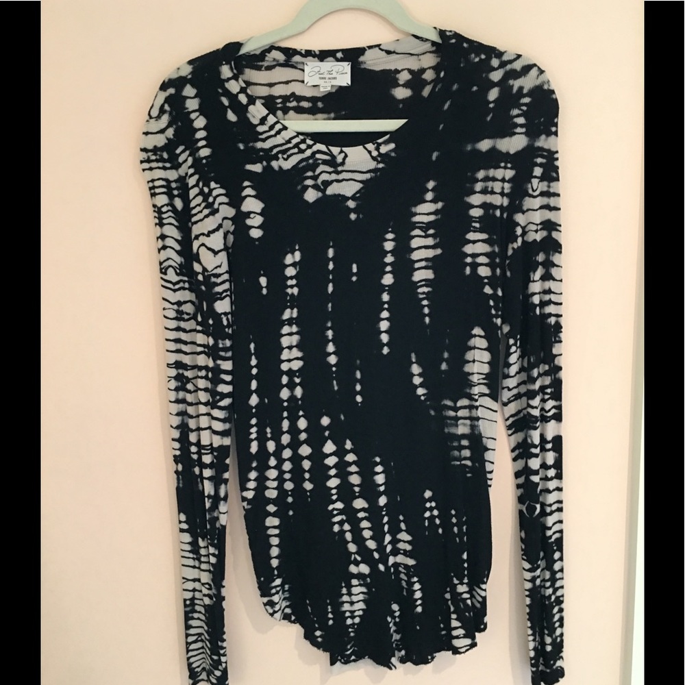 Tie dye long sleeve tee